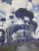 Guy Rose Laguna Eucalyptus painting